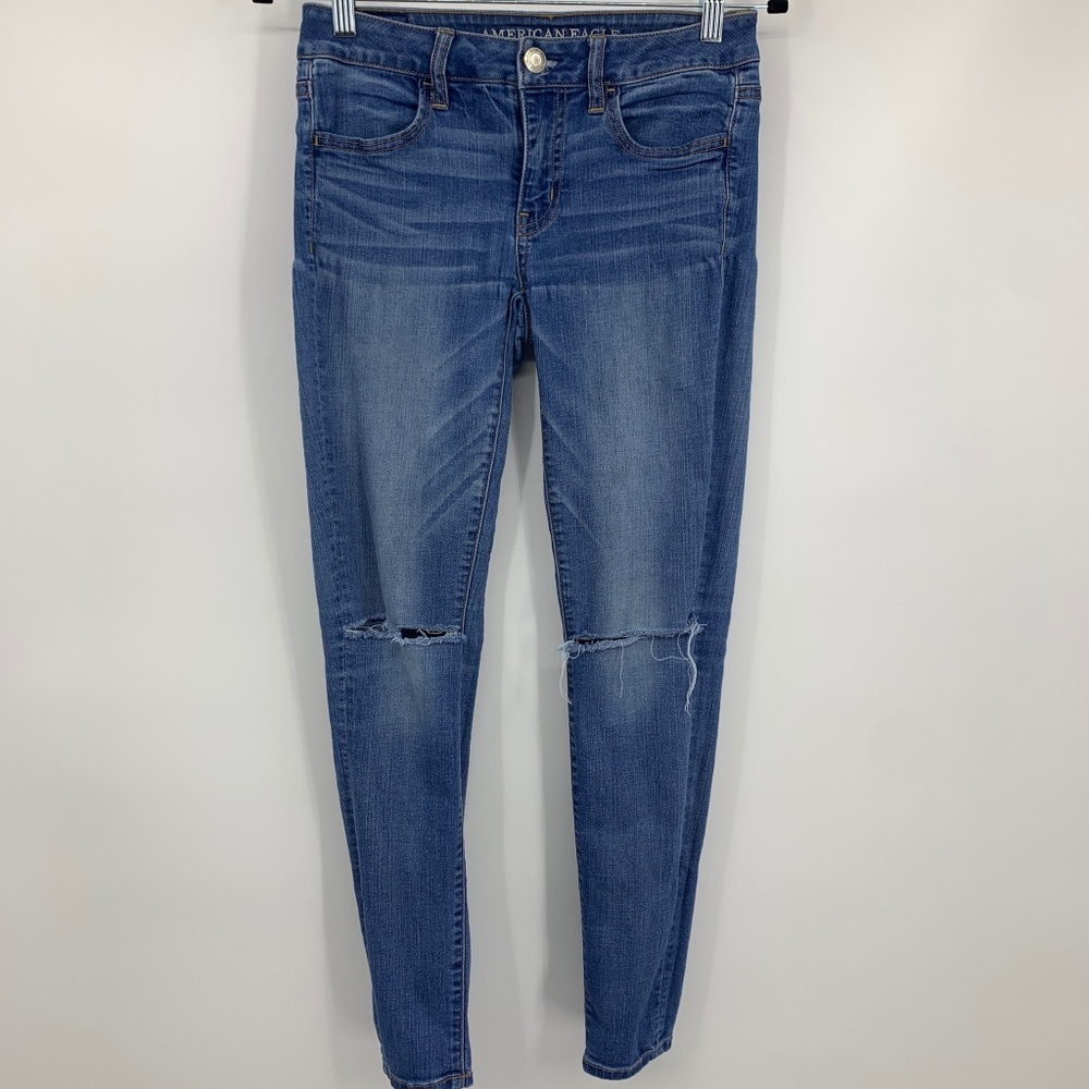 American‎ Eagle AEO womens 4 jeans super stretch